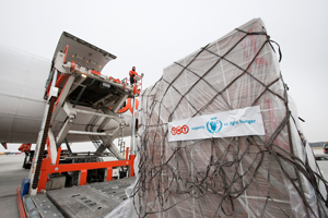TNT ships aid to Pakistan